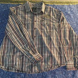 Marc Ecko Embroidered Long Sleeve Button Down